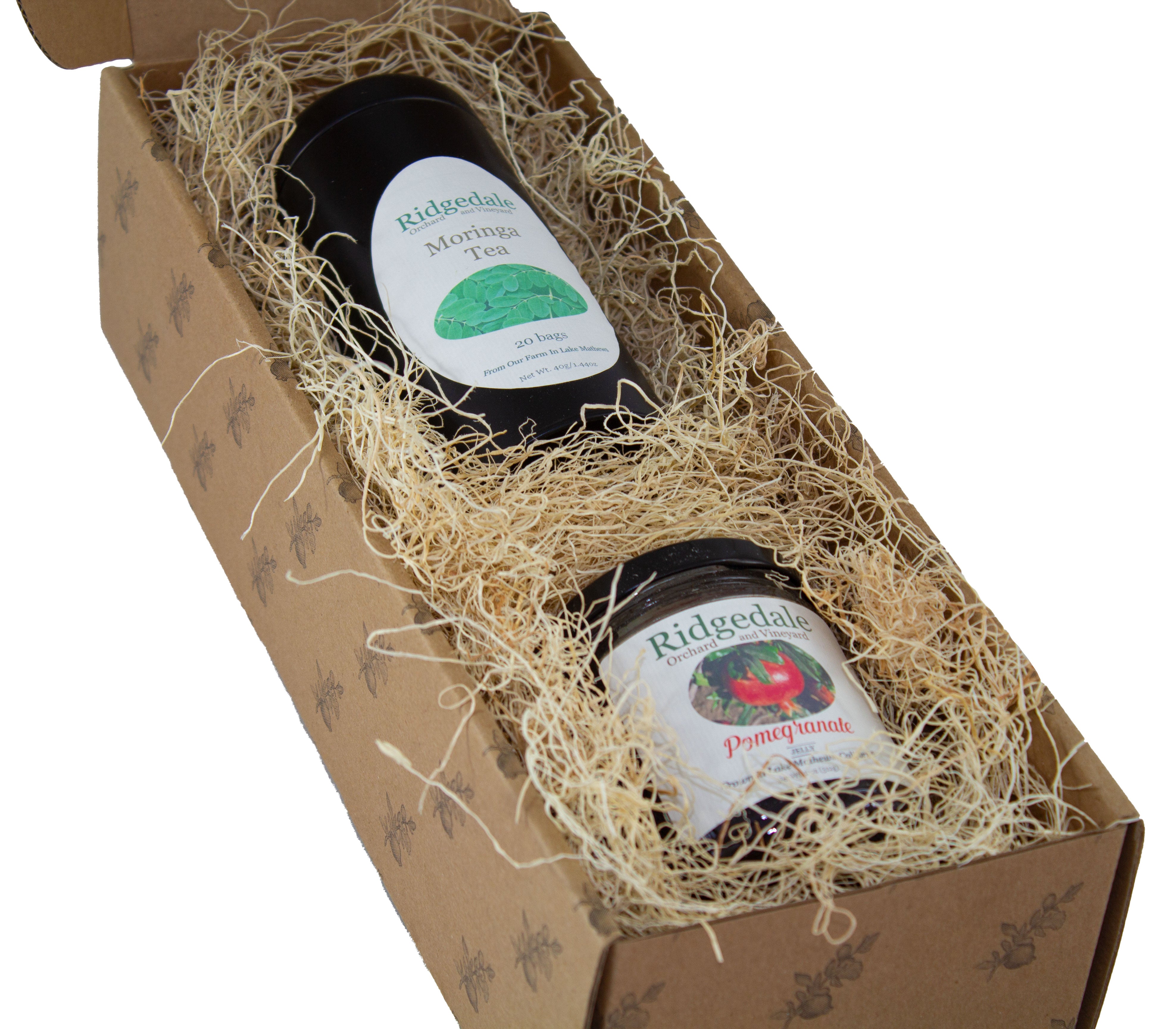 Jam and Tea Gift Box Direct From Ridgedale Orchard and Vineyard
