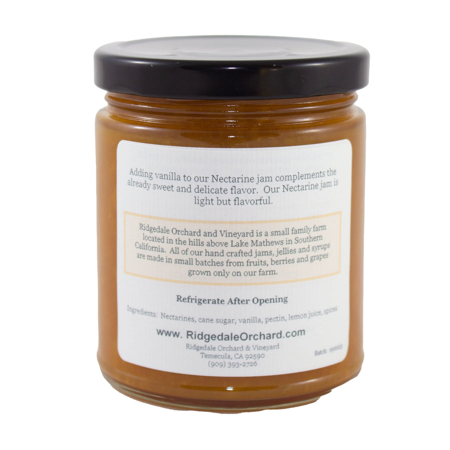 Nectarine Vanilla Jam - Ridgedale Orchard & Vineyard
