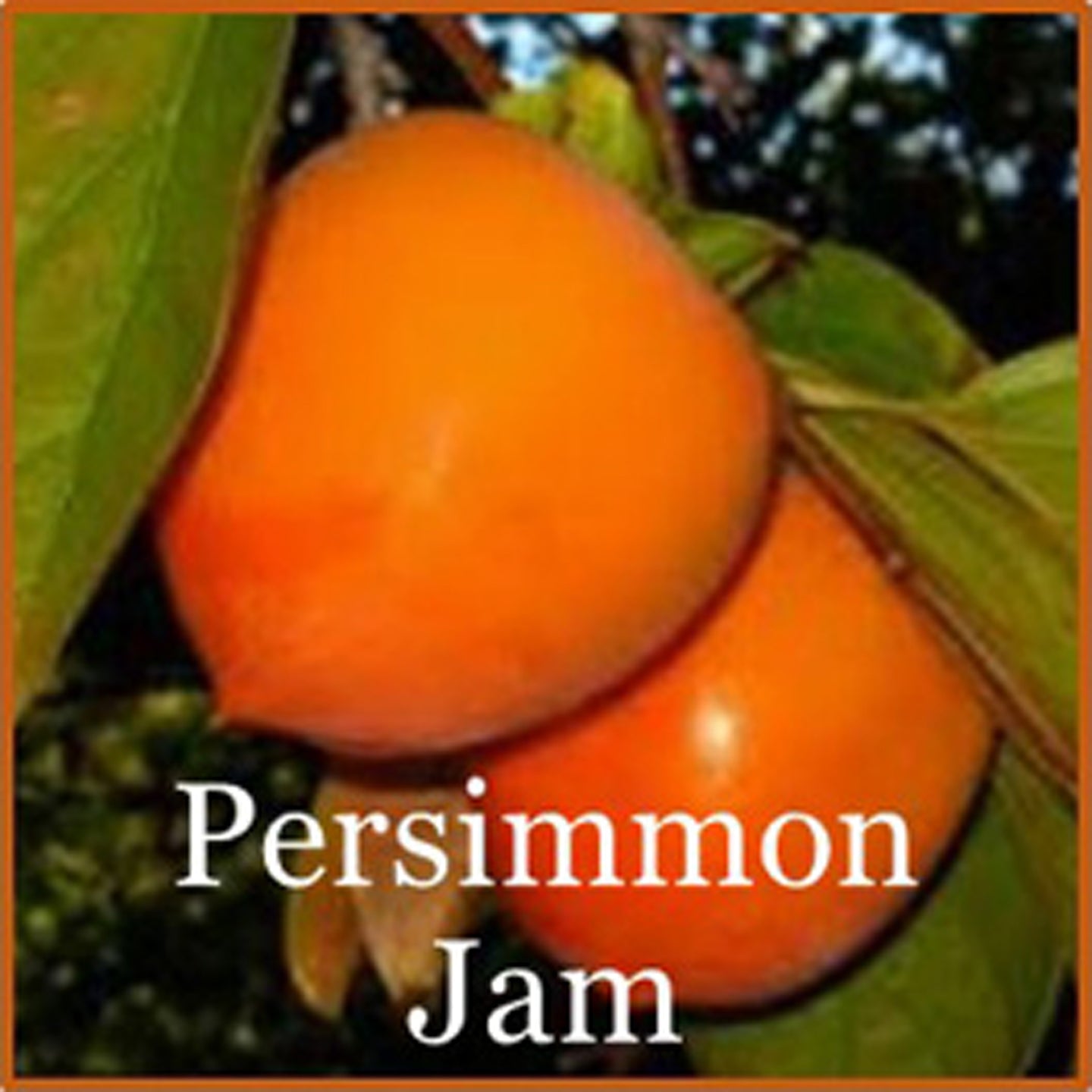 Persimmon Jam - Ridgedale Orchard & Vineyard
