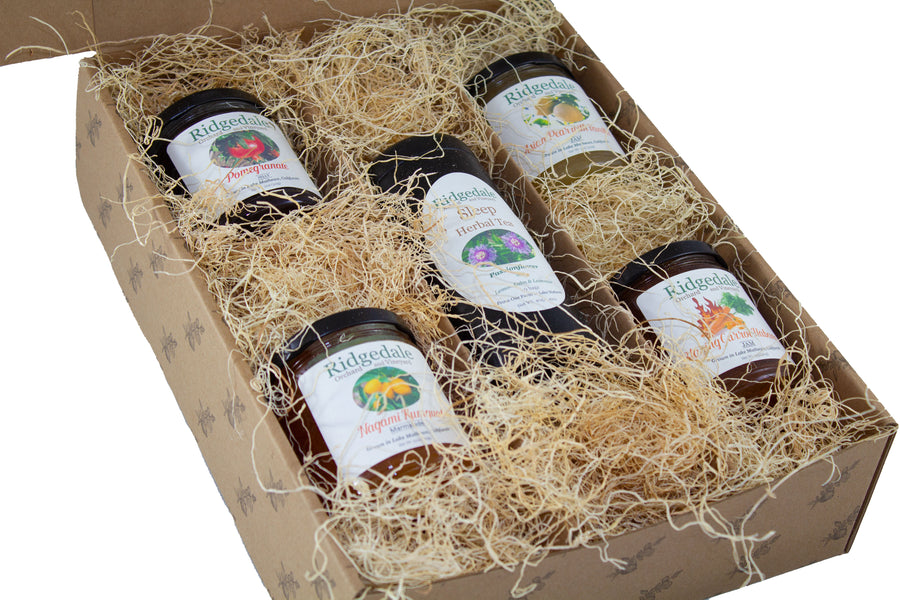 Jam, Syrup and Tea Gift Box - Five Pack