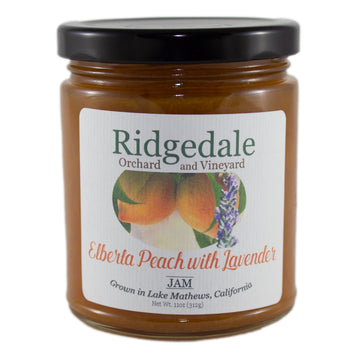 Elberta Peach Jam with Lavender - Ridgedale Orchard & Vineyard