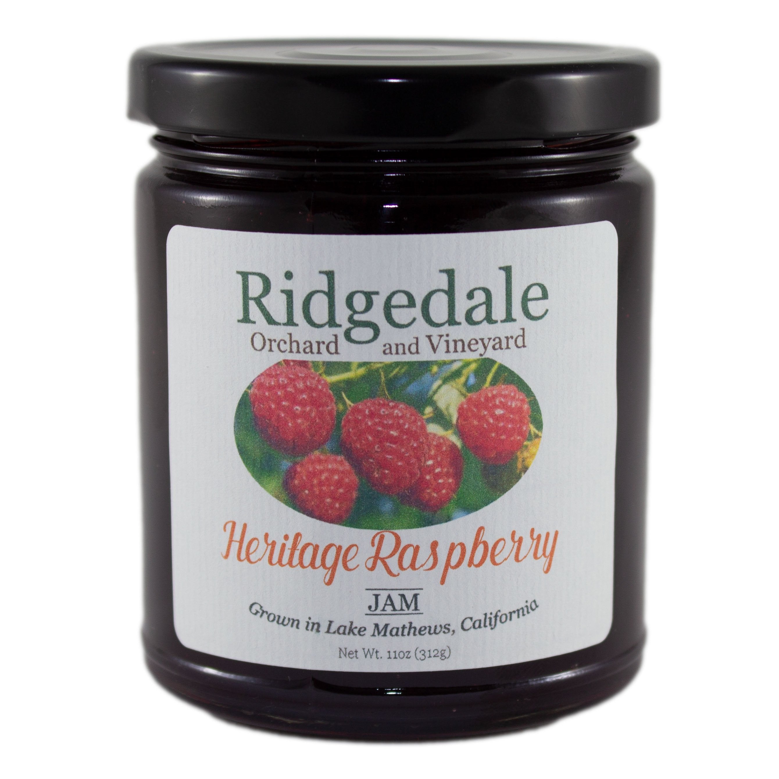 Raspberry artisan jam, handmade from Ridgedale Orchard and Vineyard